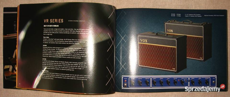 VOX Complete Catalogue Volume 12 amps guitar pomorskie Kępice