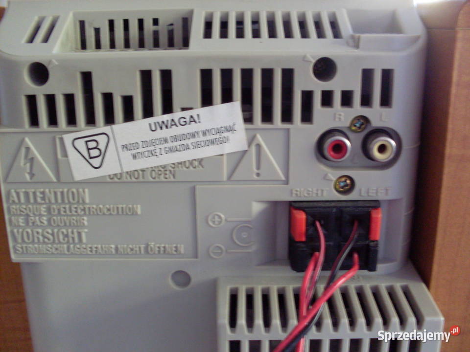 Wieża JVC UXT55 kolumny pilot instrukcja polska Audio wielkopolskie Poznań