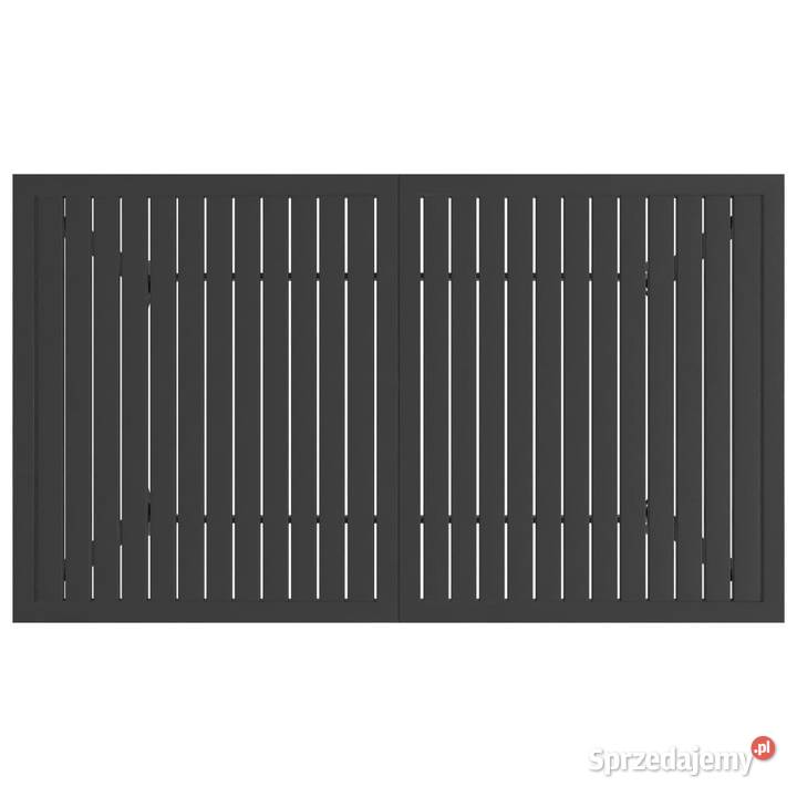 Stół ogrodowy antracytowy 140x80x72 stal Stoły i stoliki ogrodowe Warszawa sprzedam