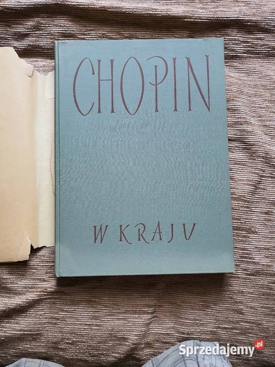 Książka Chopin w kraju 1955r Poznań