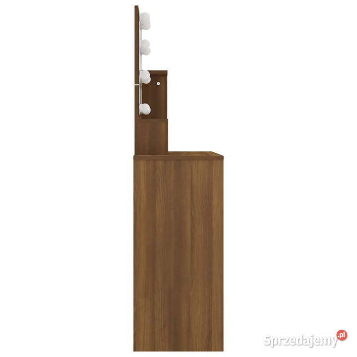 Toaletka z LED brązowy dąb 865x35x136 WM820486 Warszawa