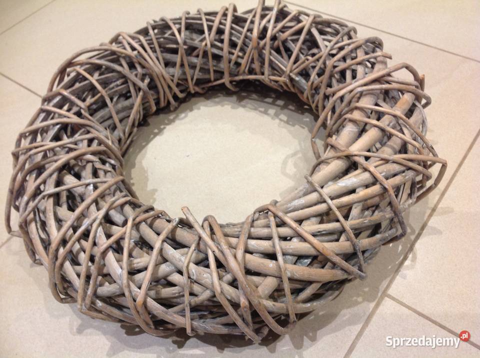 Wianek Ratanowy Wiklinowy Duży Nowa Sól