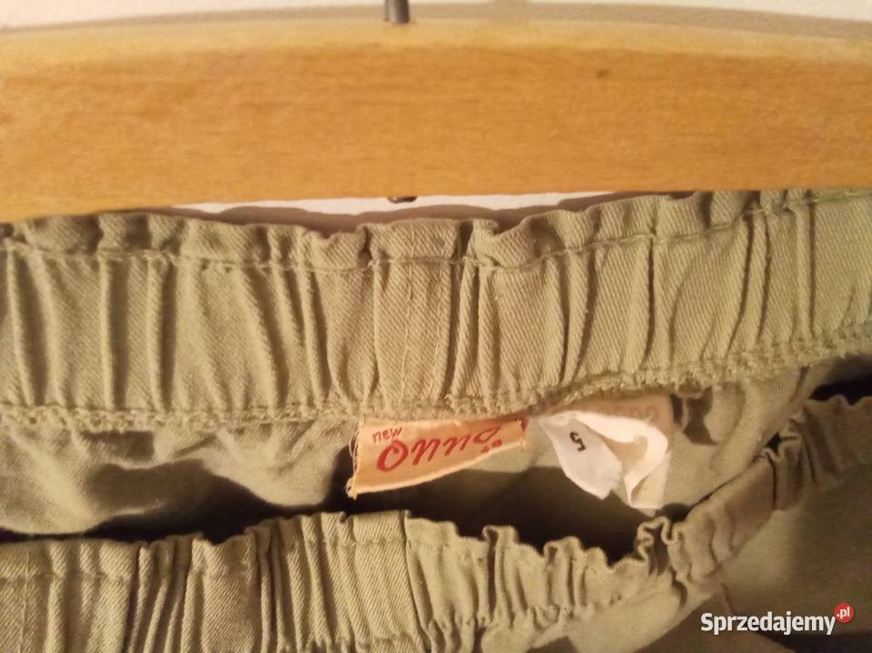 Spodnie zielone 34 100 bawełna w 34 Spodnie Warszawa sprzedam