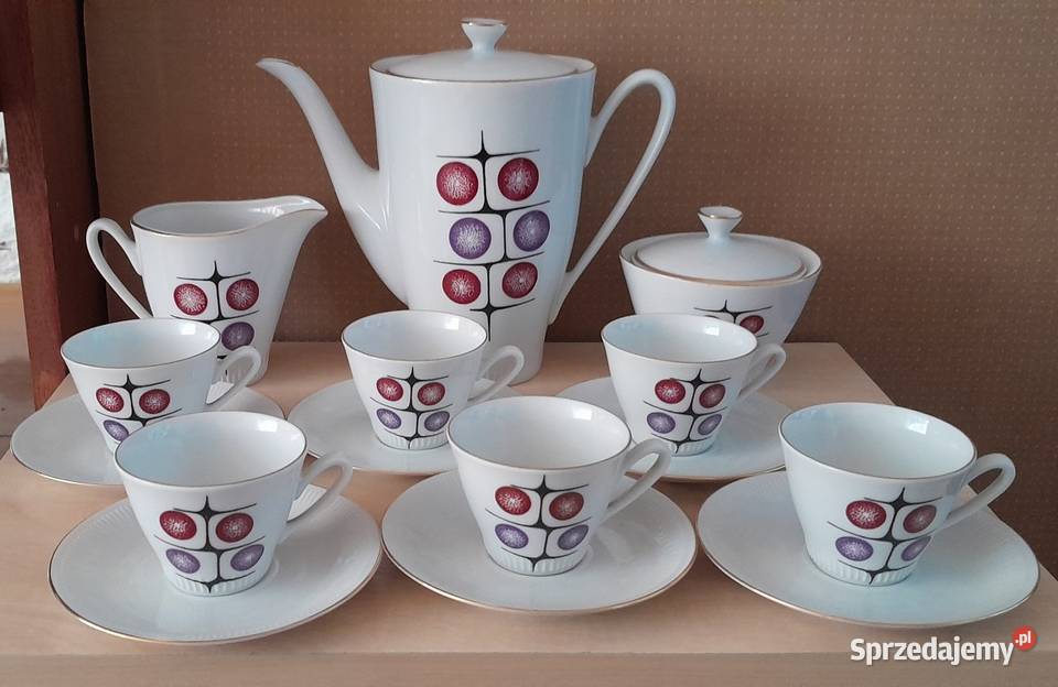 Porcelany Włocławek z lat 70 tych pikasiak PRL Pruszków