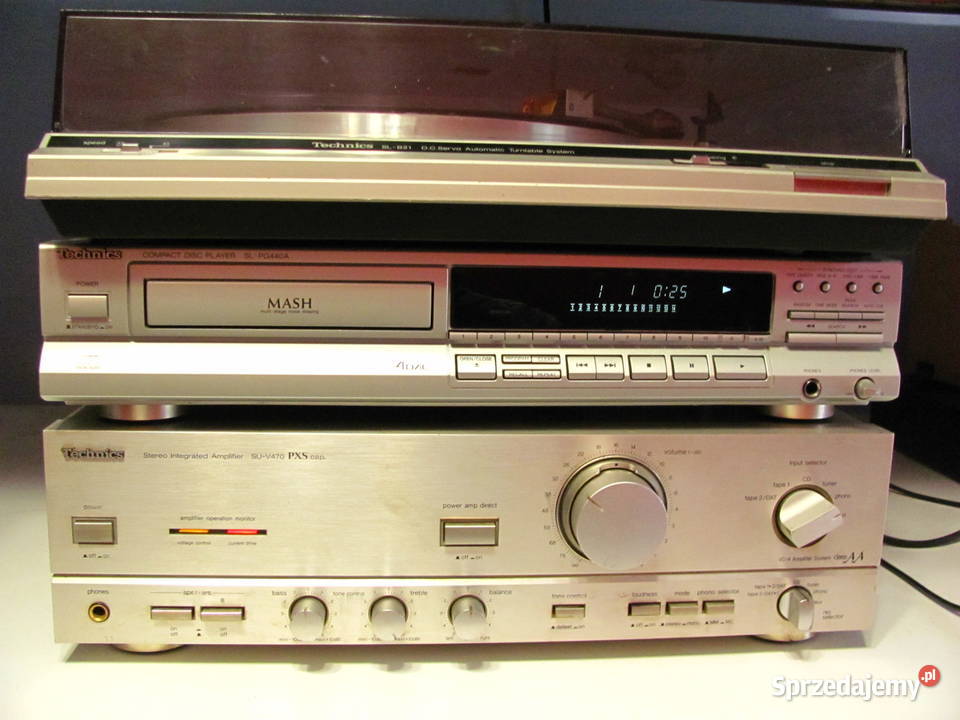 Odtwarzacz CD Technics i wzmacniacz Technics Łódź