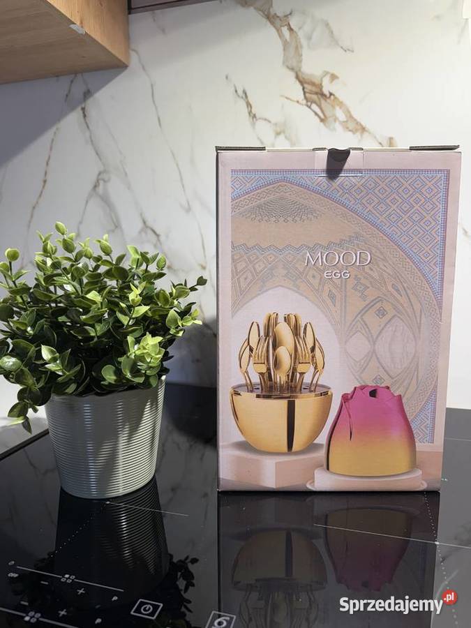 Komplet sztućców Złote Jajko 24 nierdzewna stal inny kolor Sztućce sprzedam