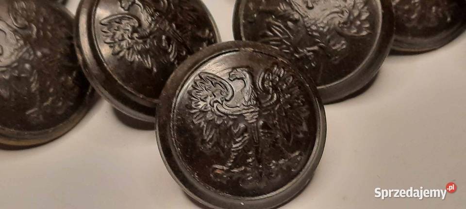 guziki do munduru wojskowego 12 średnica 22 Warszawa