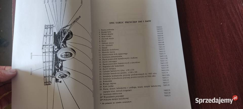 Autosan D 43 i D43W katalog części Stalowa Wola sprzedam