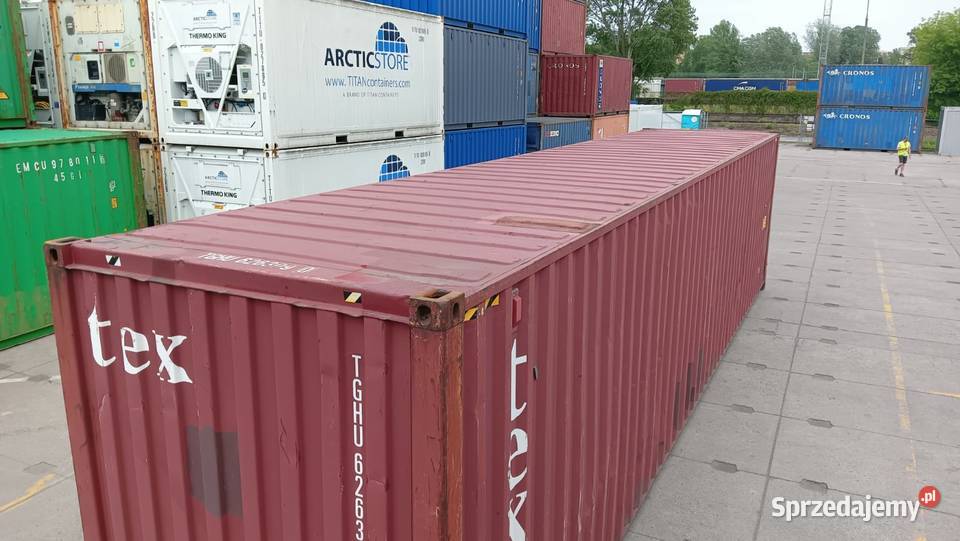 Sprzedam kontener morski 40 HC 12 metrów Biznes i Przemysł mazowieckie Ciechanów