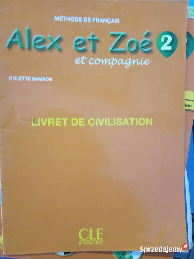 Alex Zoe 2 francuski gramatyka kolekcjonerskie Antykwariat mazowieckie Warszawa