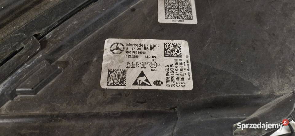 LAMPA PRZÓD MERCEDES GLS X1679069609 LIFT FULL Grodzisk Mazowiecki sprzedam