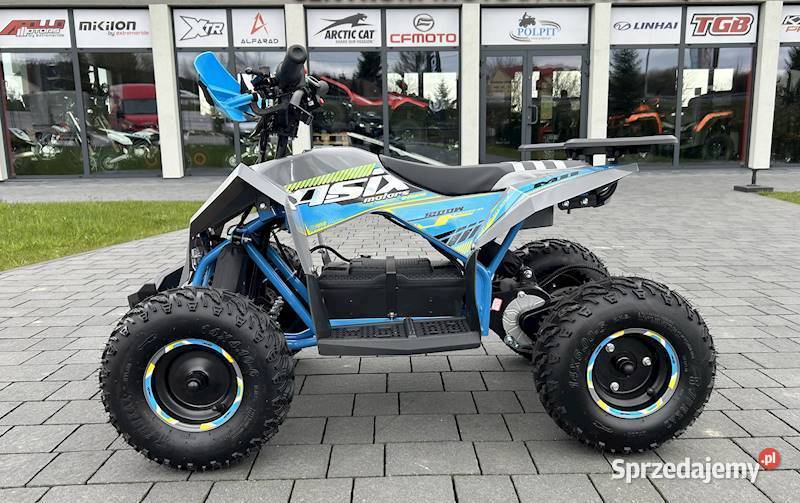 MINI QUAD ASIX DRAKE EM116 1200W SZARONIEBIESKIM łańcuch małopolskie