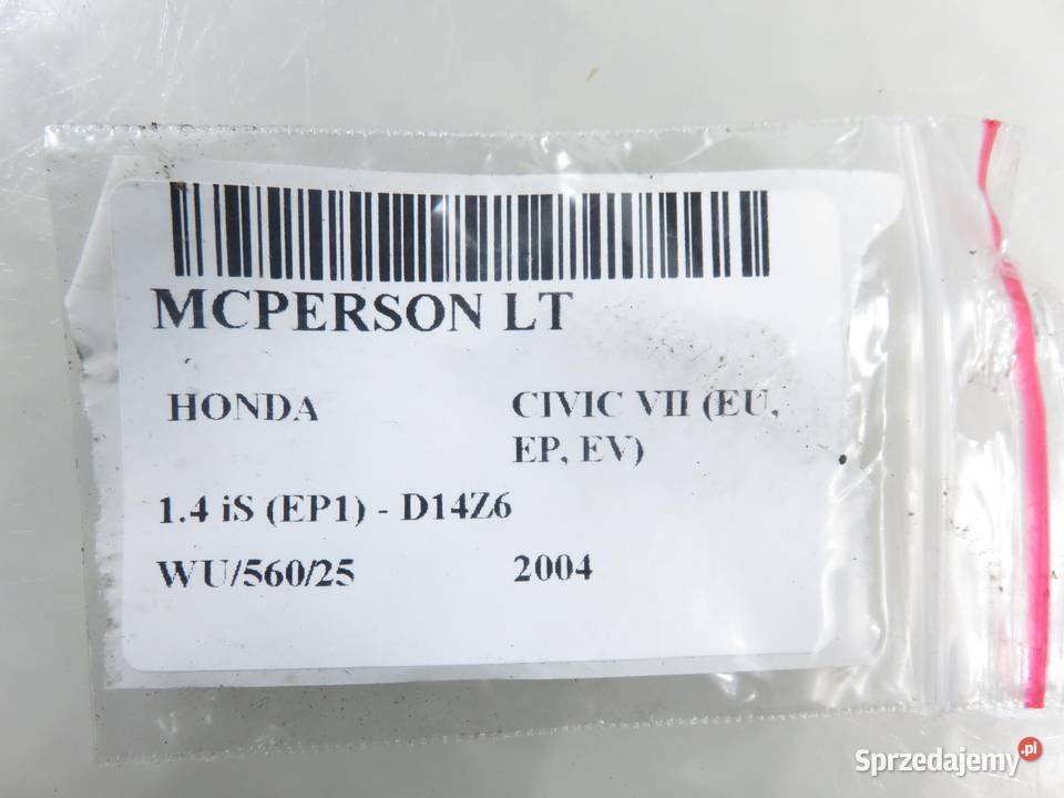 AMORTYZATOR LEWY TYLNY HONDA CIVIC VII 14 iS