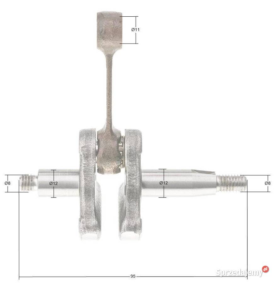 Wał korbowy Kawasaki TJ27 491192221 Pozostałe Opalenica