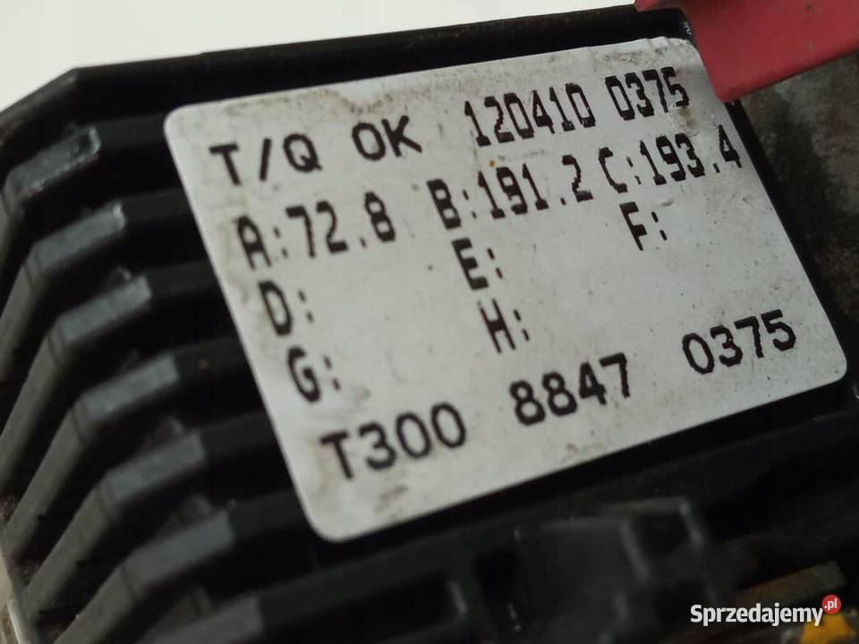 KLEMA PLUS AKUMULATORA 88470375 1204100375 świętokrzyskie
