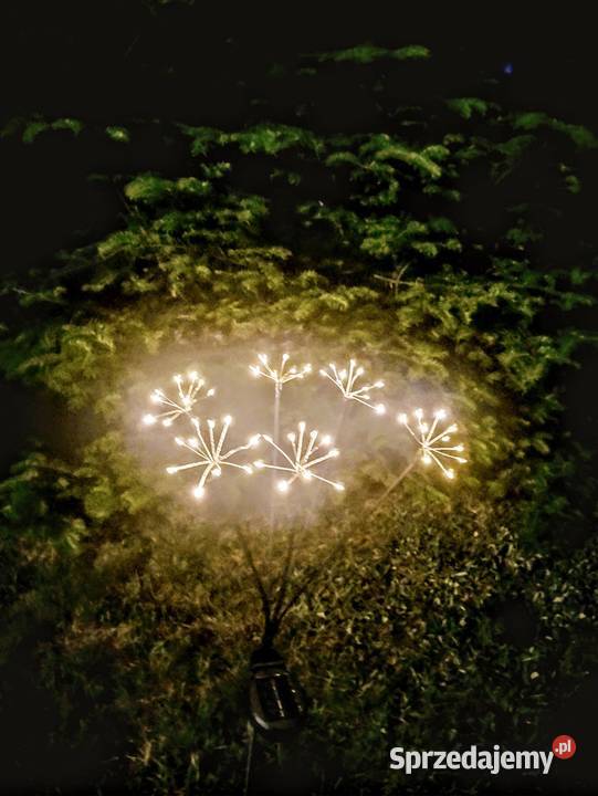 Nowa Lampka solarna LED 6główkowe kwiatki Blachownia sprzedam