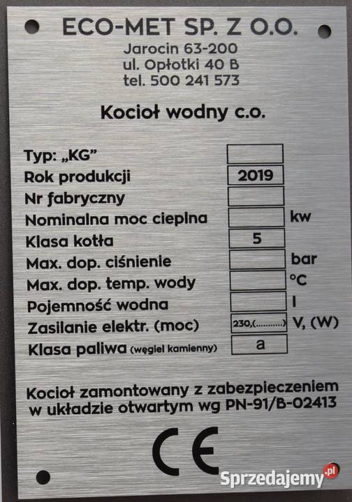 Kociol 15kw 130m2 podajnik stalowy kotły