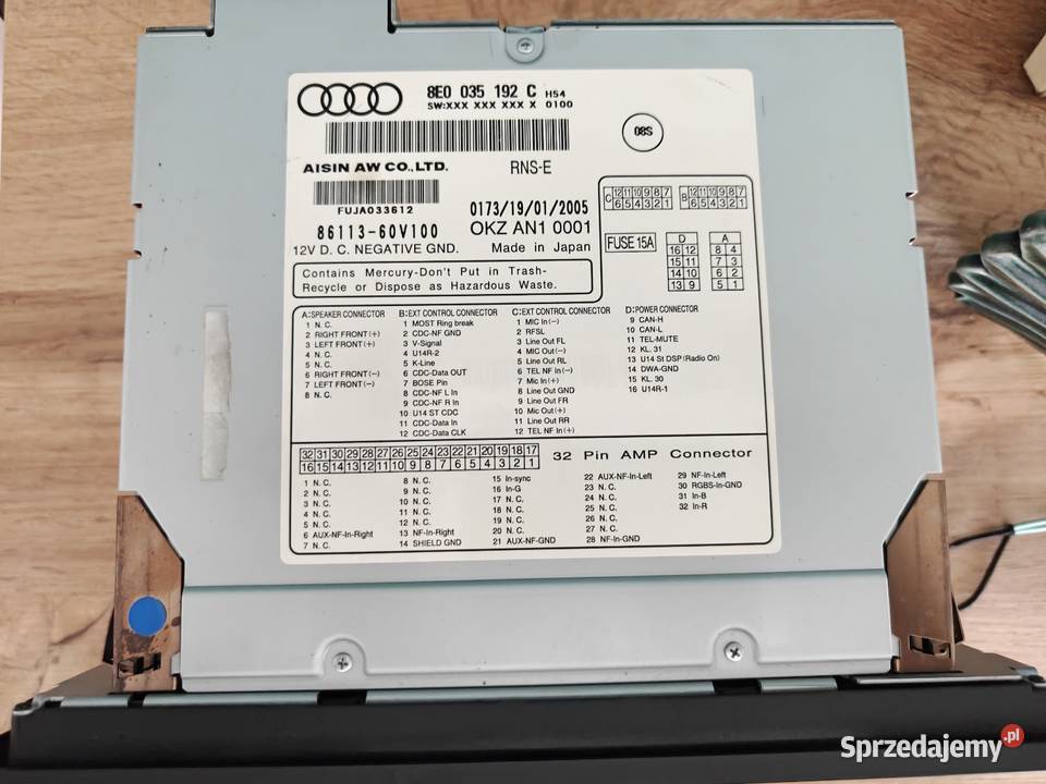 Radio audi a4 b6b7 Polkowice