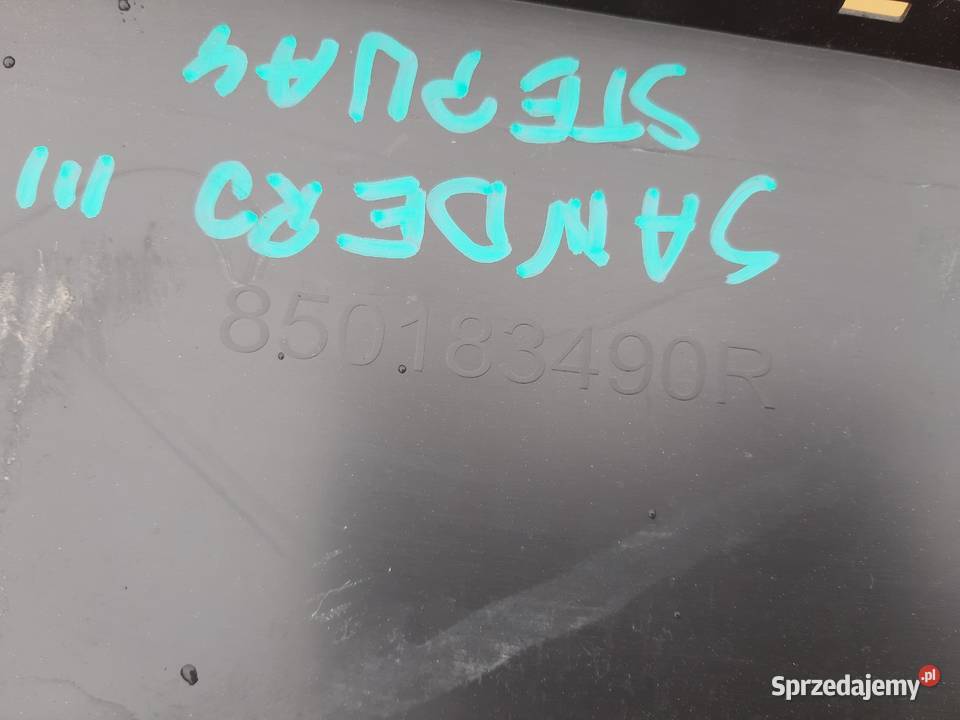 DACIA SONDERO III STEPWAY DOKŁADKA ZDERZAKA TYŁ osobowe Trzciel sprzedam