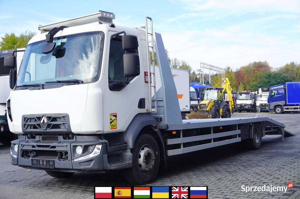 RENAULT D16 Tow truck 77 m 170 tho 239487 biały Kraków