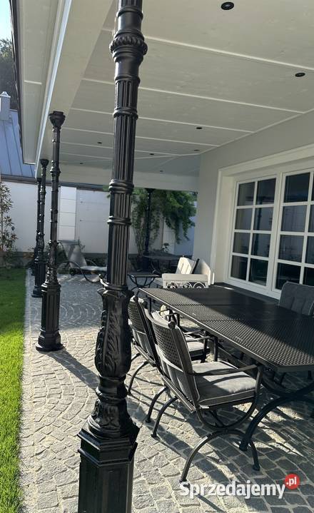 ozdobna podpora żeliwna pergola słup ozdobny