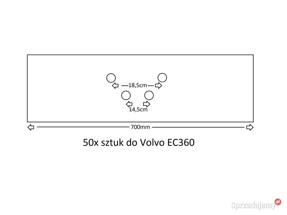 NOWE klepki płyty gąsienic Volvo 60 600mm 70 Ostrowiec Świętokrzyski sprzedam