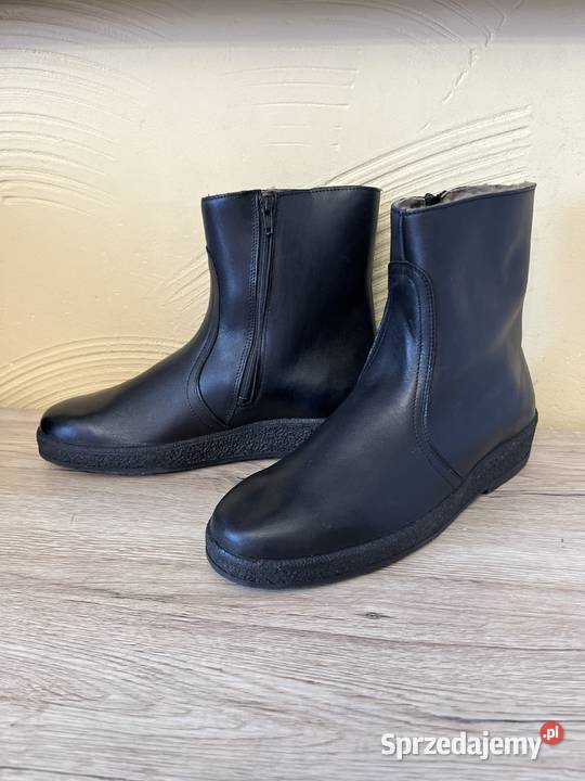 Baltes skórzane buty męskie Lammfell skóra Jastrzębie-Zdrój