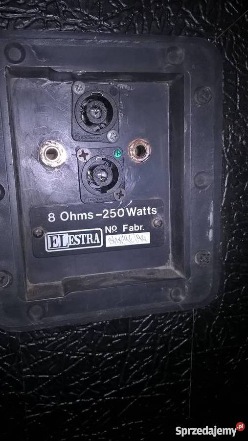 Elestra zestaw 2 subbasy 2 górki 2x250W 8 ohm świętokrzyskie Opatów sprzedam