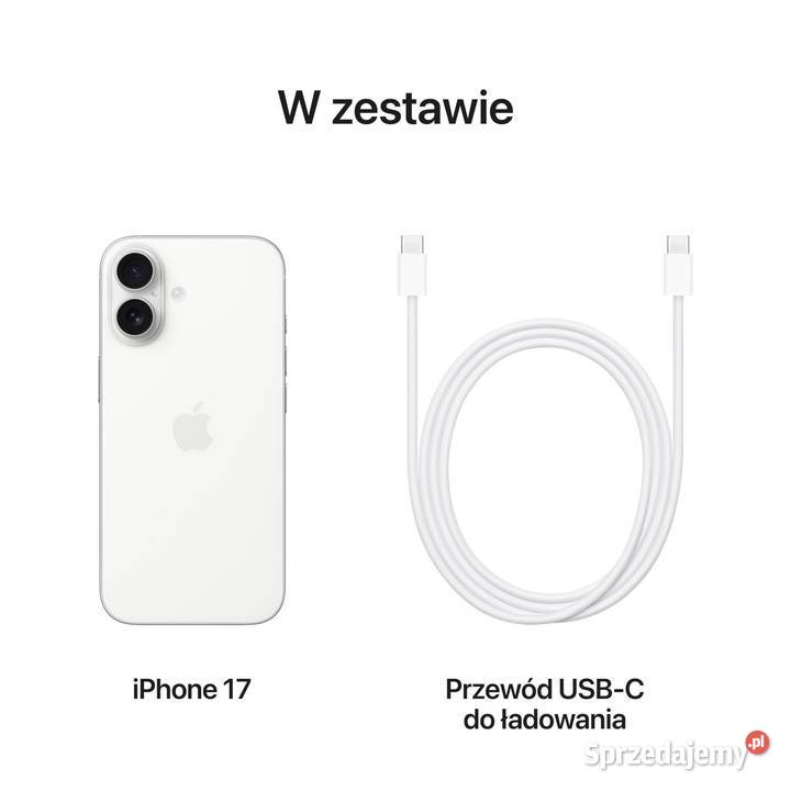 Smartfon APPLE iPhone 17 5G 512GB 63 120Hz Biały śląskie Żywiec