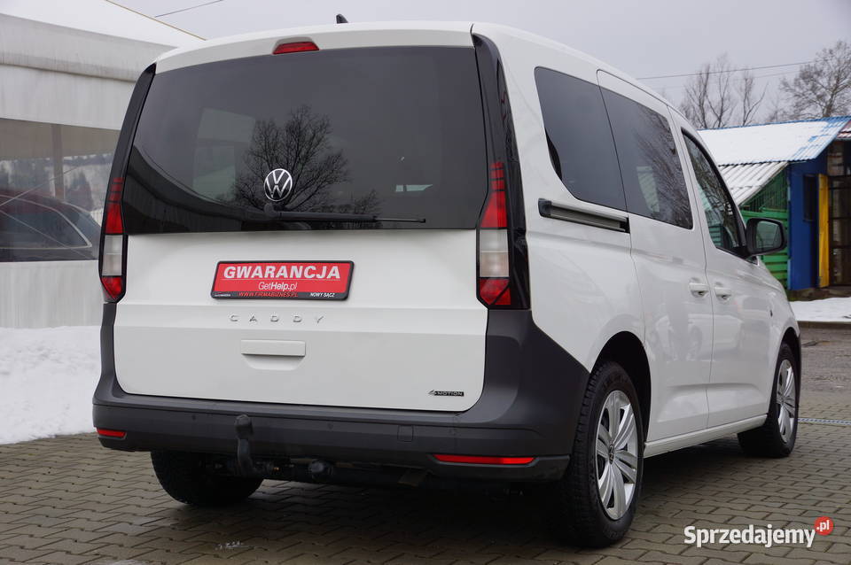 Volkswagen Caddy 20 TDI CR 122 4x4 Full LED Hak Nowy Sącz