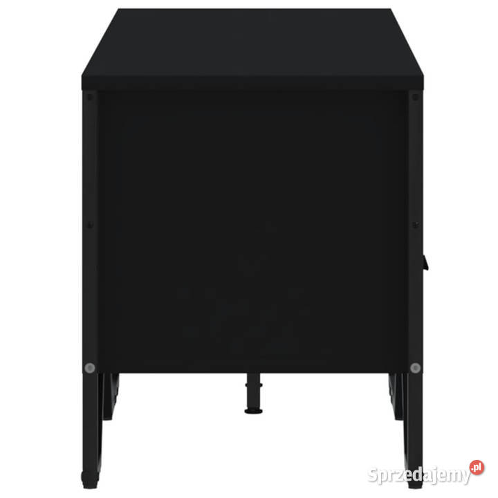 Szafka pod TV czarna 122x34x41 materiał mazowieckie Warszawa