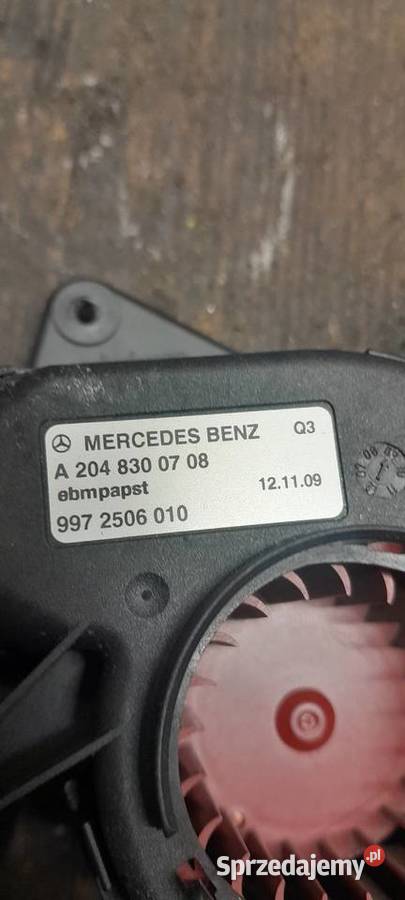 WENTYLATOR KOMPUTERA MERCEDES W204 W212 E C osobowe Wentylatory chłodnicy Dobiegniew