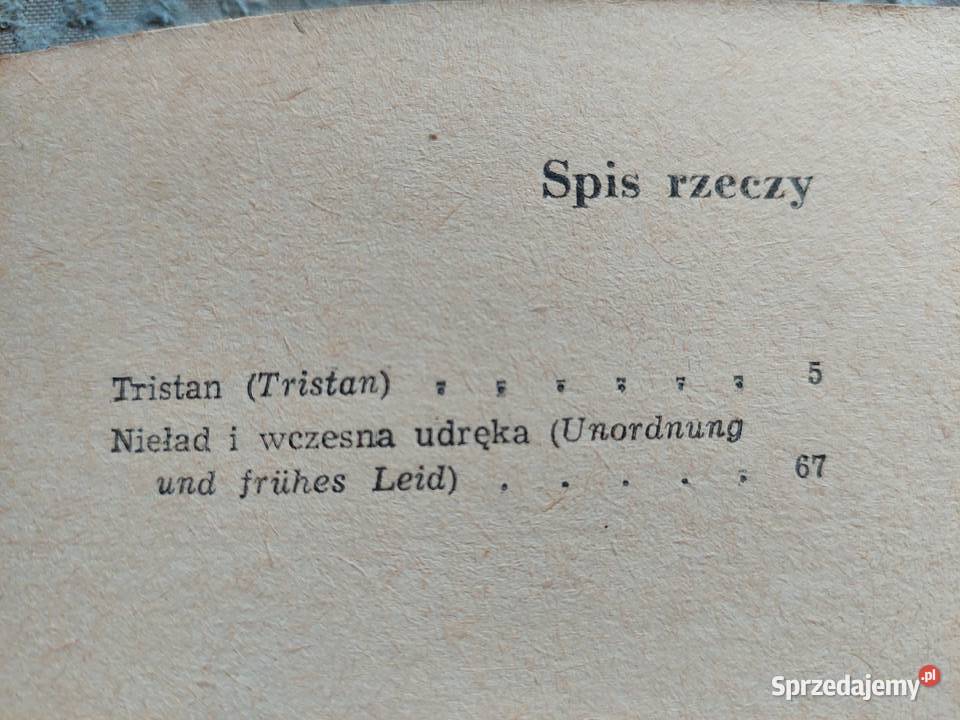 Tomasz Mann Tristan Kraków