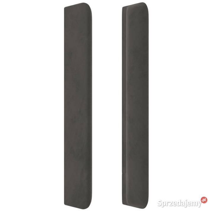 Zagłówek do łóżka z LED ciemnoszary 93x16x118128 mazowieckie