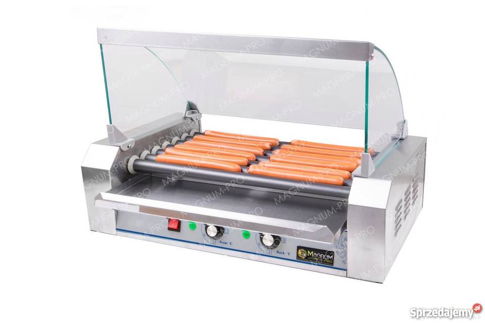 ROLKOWY PODGRZEWACZ DO PAROWEK HOTDOG 7 ROLEK Biznes i Przemysł Poczesna