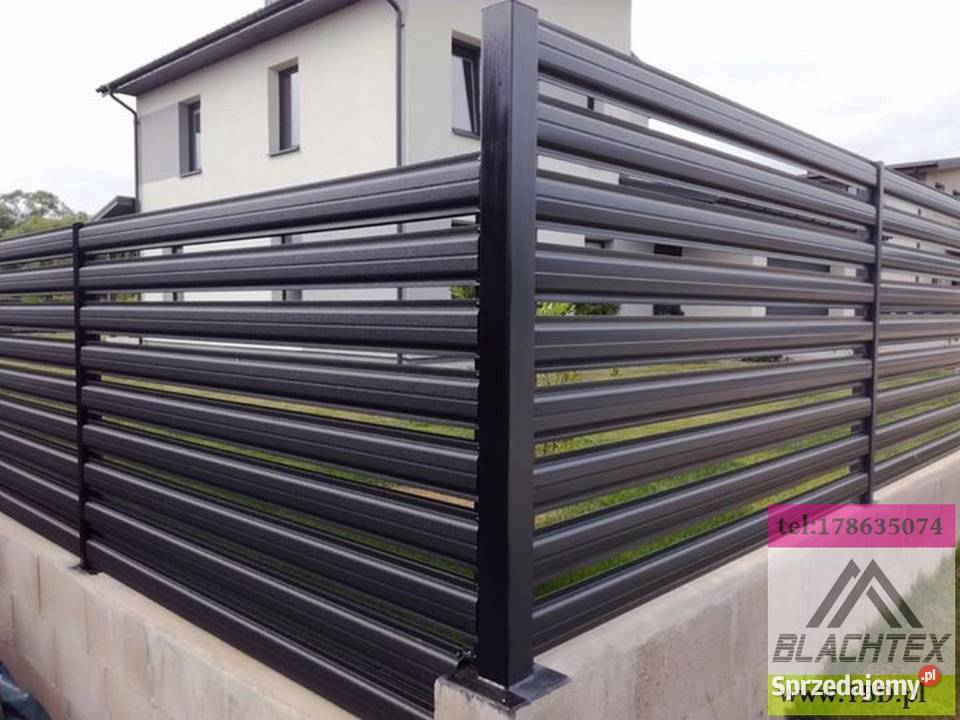 SZTACHETY METALOWE Ogrodzenie Panelowe Sztachety Pilzno