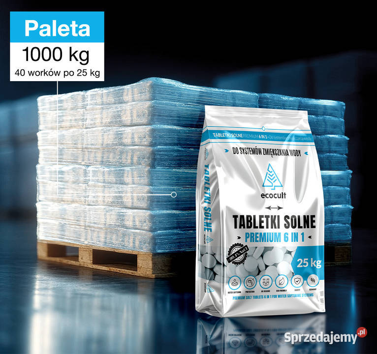 Tabletki solne paleta 1000 Ecocult Premium 6w1 Warszawa