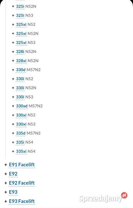 Wahacz dolny TYŁ Tylny Bmw e90 e91 e92 e93 Dębica