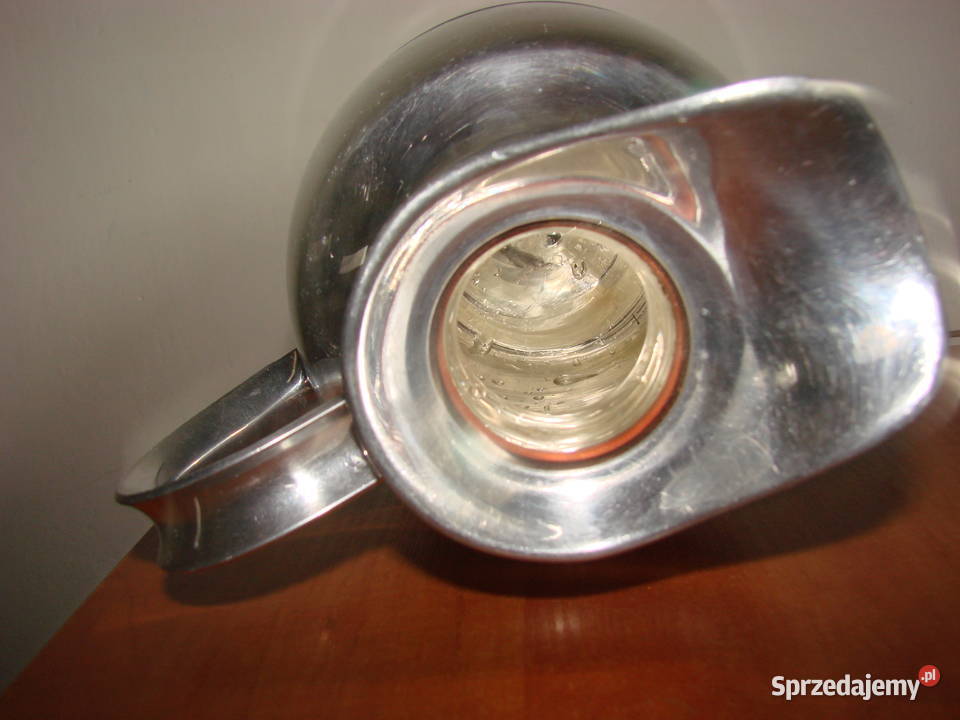 niemiecki aluminiowy dzbanek termiczny PRL Pruszcz Gdański
