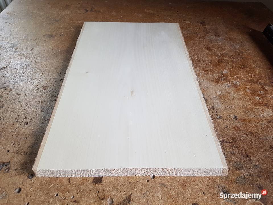 Deska lipowa z korą 50x225x25 rzeźba ikony Rękodzieło Łódź