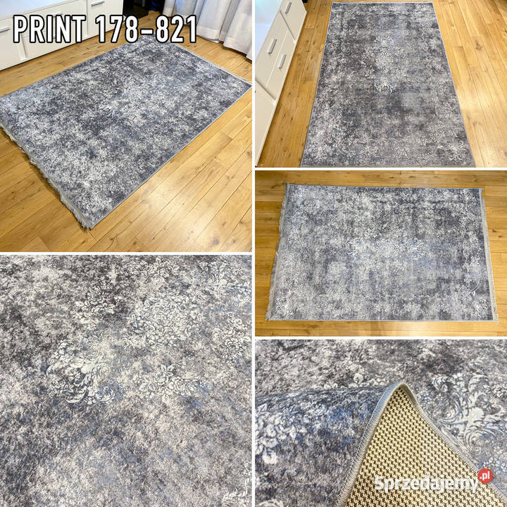NOWOCZESNY DYWAN 130X190 PRINT 178821 CIENKI Białystok