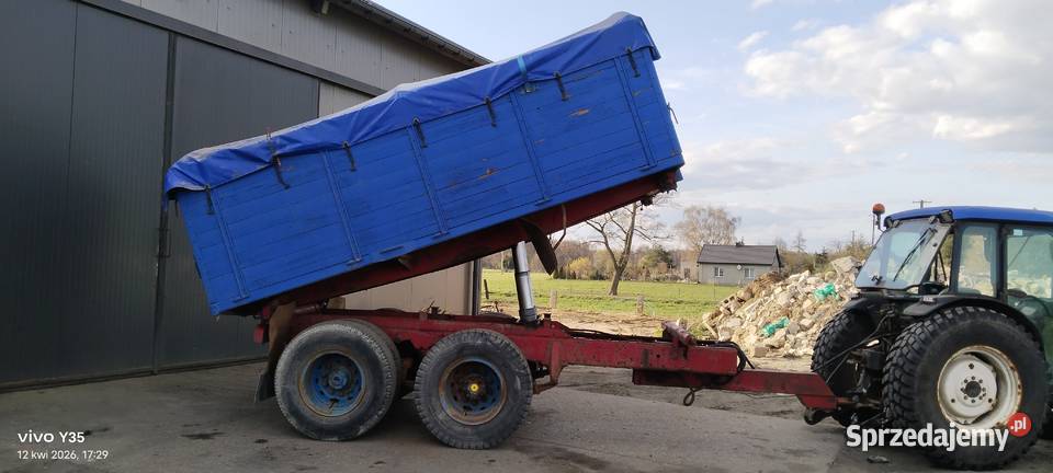 Przyczepa rolnicza tandem wywrotka 10t Stupsk