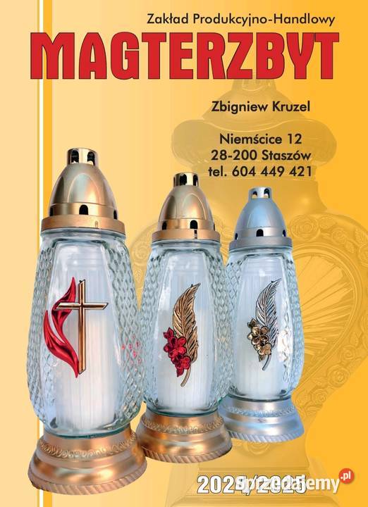Znicze lampiony wkłady do zniczy bezpośrednio Staszów