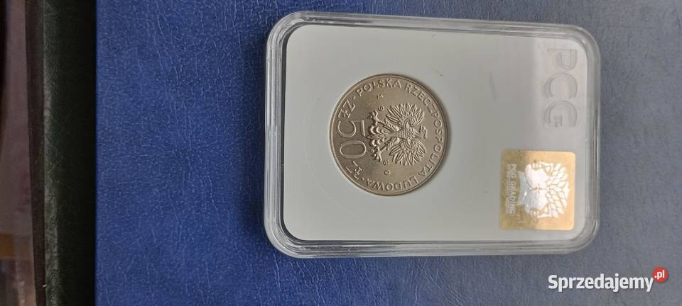 Stare monety 50 złotych 1980 Chrobry grading Lesko