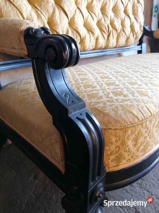 Śliczna pałacowa sofa szwedzka oryginał dolnośląskie Wałbrzych