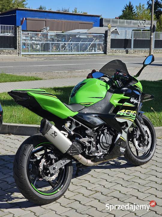 Kawasaki Ninja 400 carbon akrapovic perfekcyjny łódzkie Bełchatów