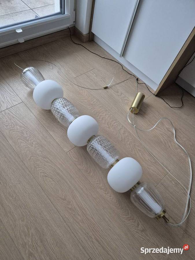 Duża lampa wisząca Caro złota LED Milagro Warszawa