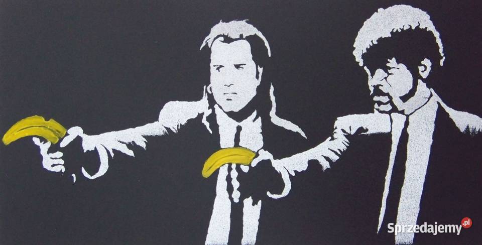 BANKSY Obraz ręcznie grawerowany na blasze Sandomierz sprzedam
