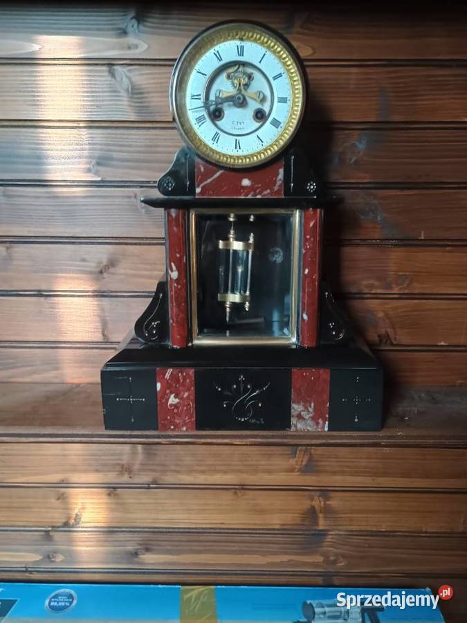 Kominkowy zegar francuski brokot Rzeszów