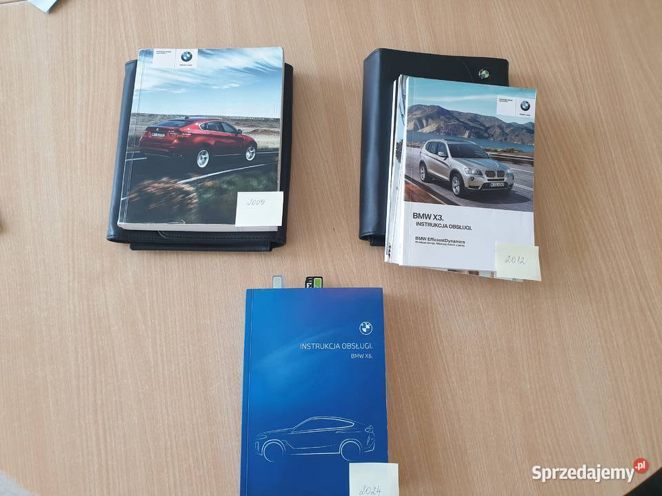 Instrukcja obsługi BMW X6 2024 X6 2009 X3 2012 Piła sprzedam